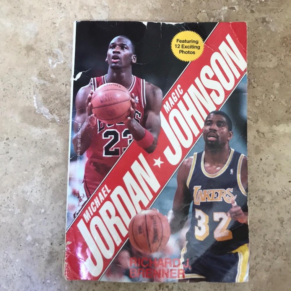 Michael Jordan and Magic Johnson Book